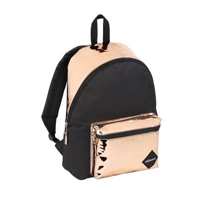 Sac à dos #Diamond 1 compartiment - noir et rosé doré - Viquel