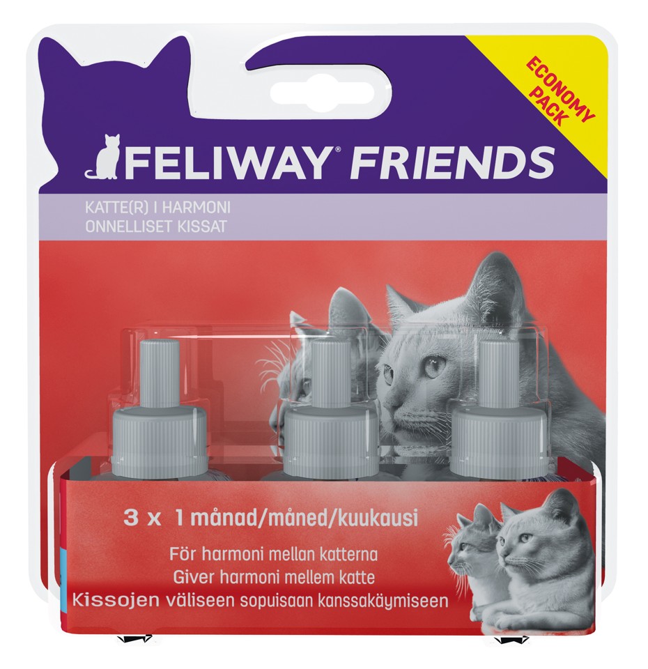 Feliway - Friends refill t/diffusor, 3 x 48 ml