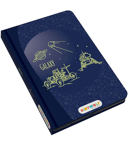 Kidywolf LCD-Zeichenbrett m. 30 Designs - Galaxy