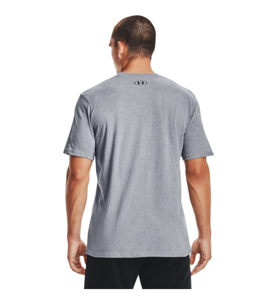 Camiseta de manga curta Under Armour UA Sportstyle cinza claro
