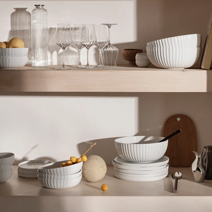 Georg Jensen - Bernadotte Teller, Ø 17 cm, weiss
