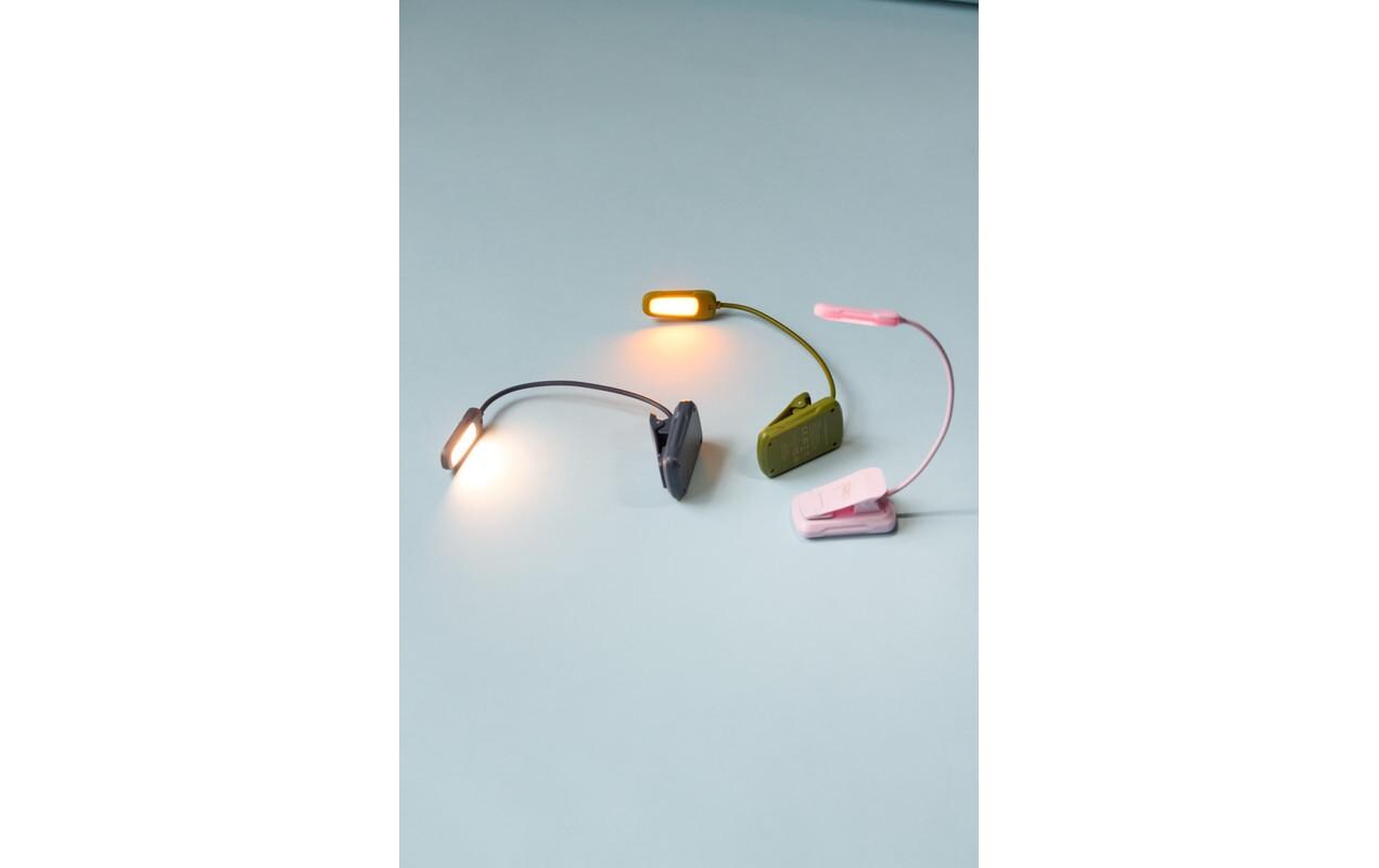 Leselicht Army GreenKompakte LED-Leselampe mit Clip