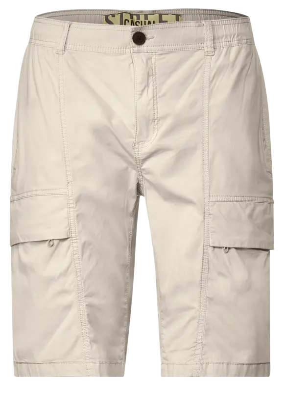 Relaxed Fit Cargoshorts - light sand beige