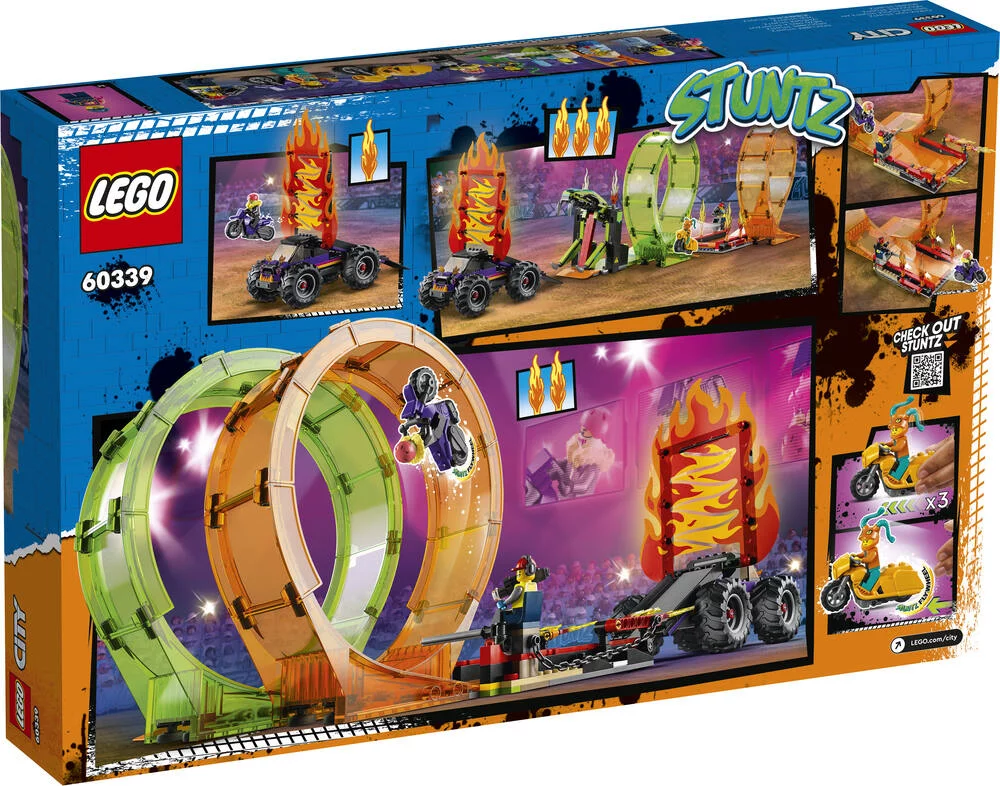 LEGO®CITY 60339 - L’ARENE DE CASCADE AVEC DOUBLE LOOPING