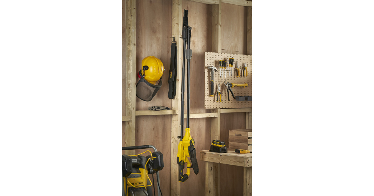 StanleyFATMAX V20 18V 4.0Ah Kettingzaag op steel 20 cm  (Geel/zwart, Accu en lader inbegrepen)