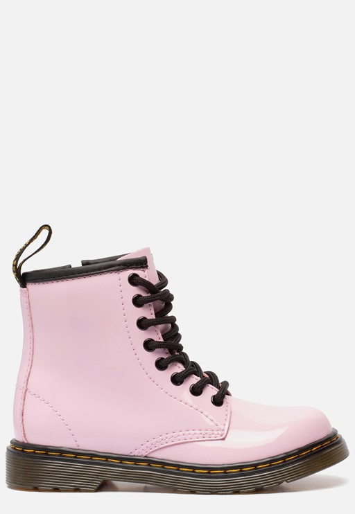 Dr. Martens Juniors Lace Veterboots roze Lak