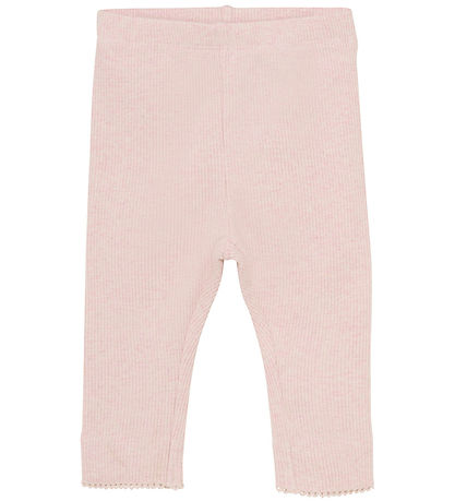 Fixoni Leggings - Rib - Gedämpftes Violett Melange