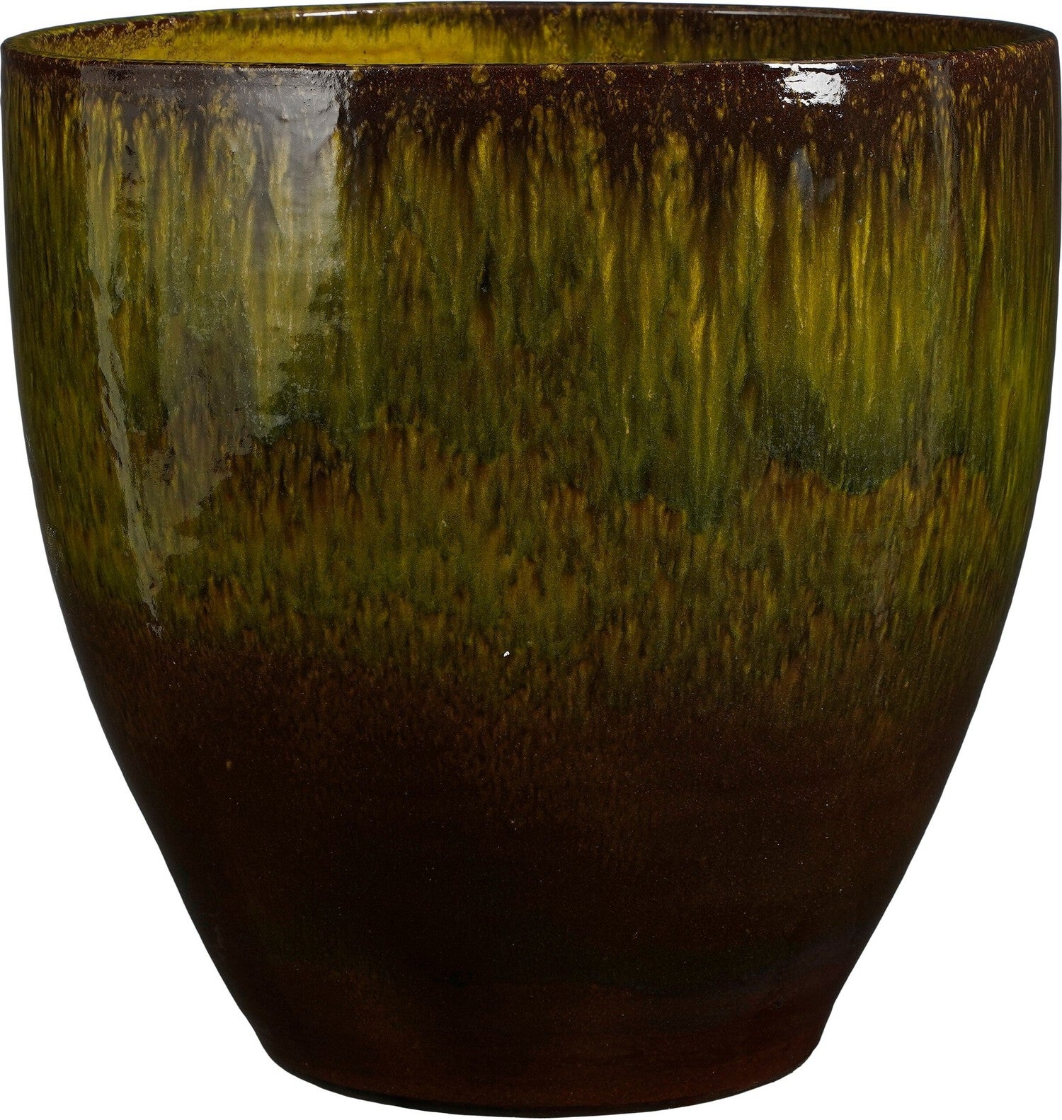 Mica Decorations bloempot Abruzzo groen D 47 H 46 cm