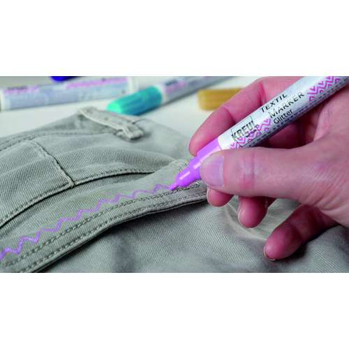 KREUL Textil Marker Glitter
