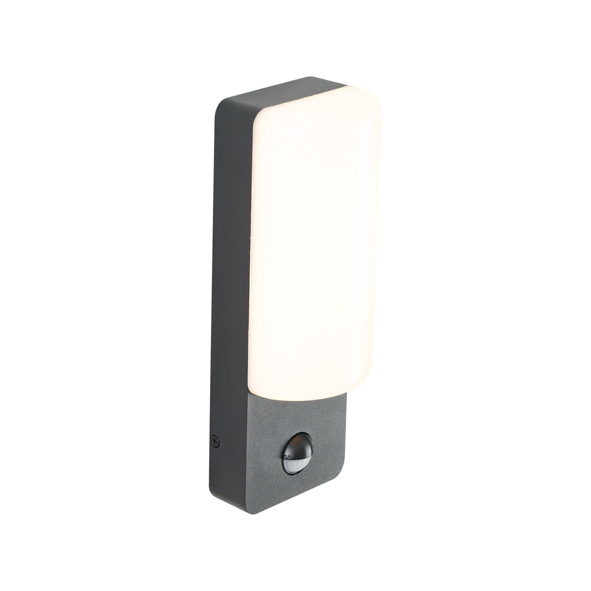 QAZQA Buiten wandlamp zwart met bewegingssensor incl. LED - Shift