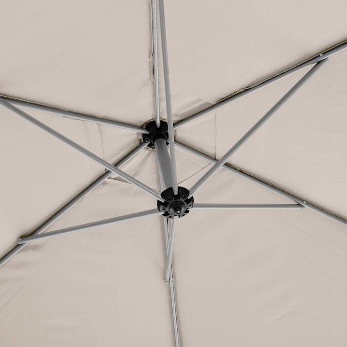 Parasol déporté rond MANOA Blé