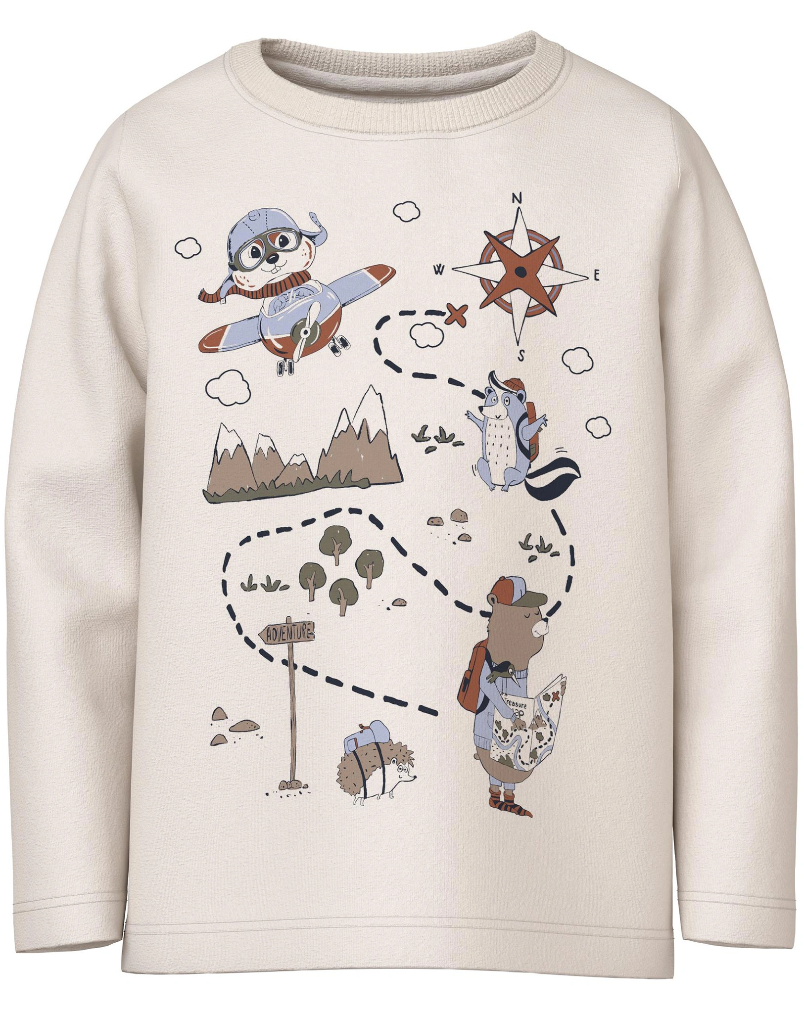 Langarmshirt NMMVUX TRAVELLING in jet stream
