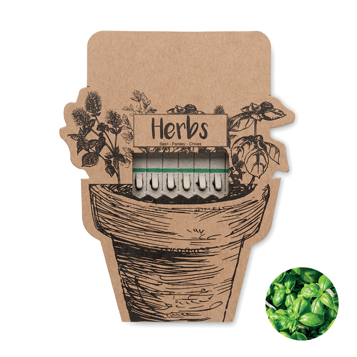 GiftRetail MO6927 - LEYTI Bâtons de graines d'herbes