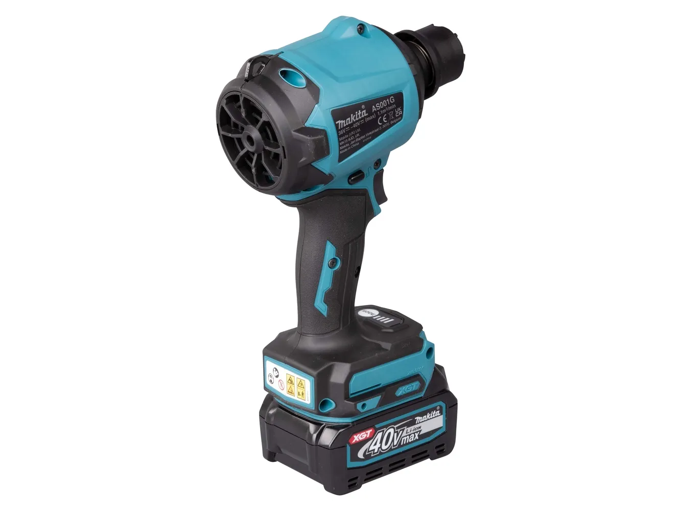 Makita AS001GZ - Blæser - ledningfri - 0 - 1,1 m³/min - intet batteri - 40 V - SOLO