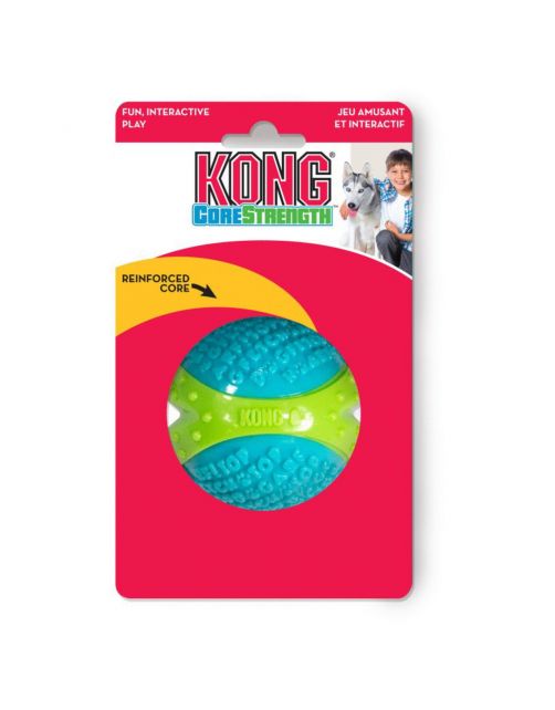 Kong Corestrength Ball Blauw&Groen - Hondenspeelgoed