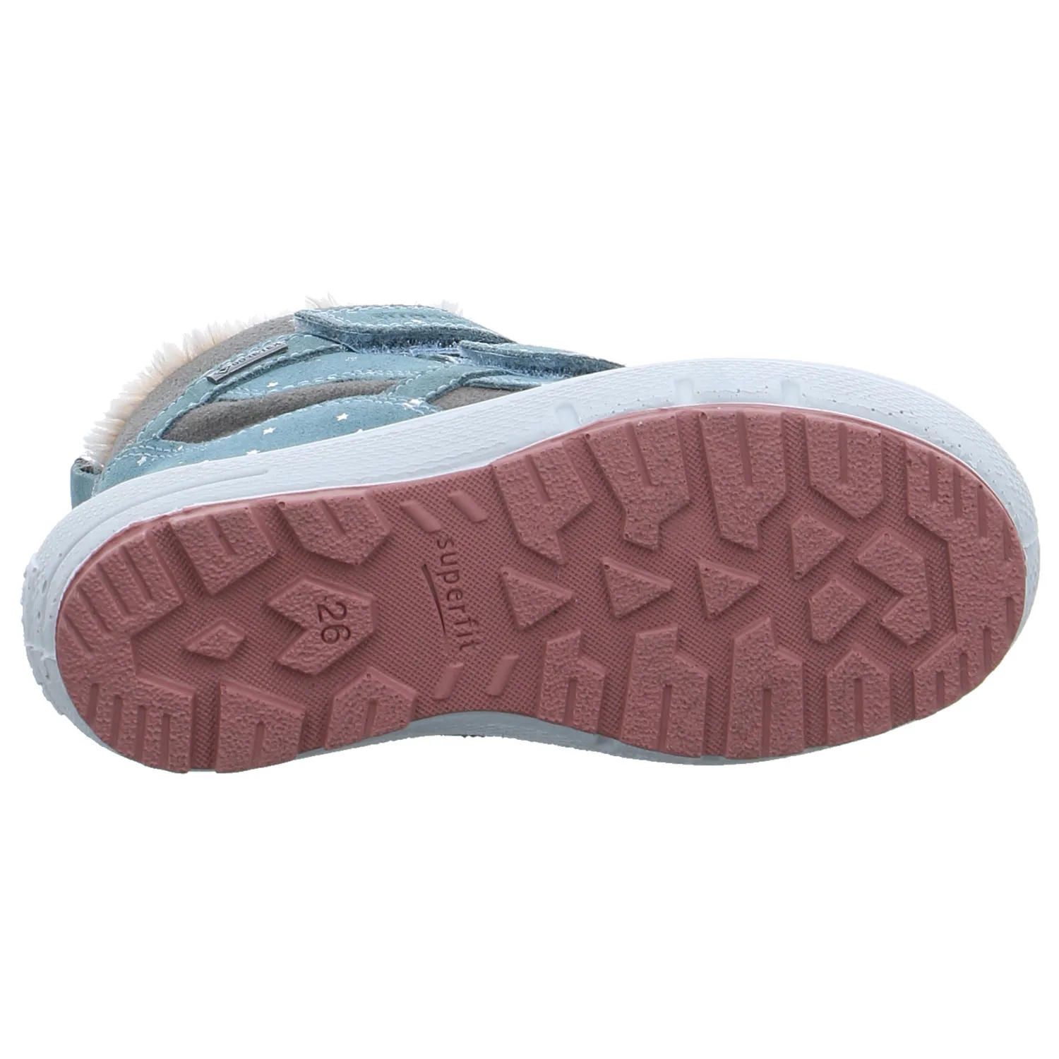 SUPERFIT Kleinkinder-Winter-Bottine Pastelgrün Textil  Baby-Boot