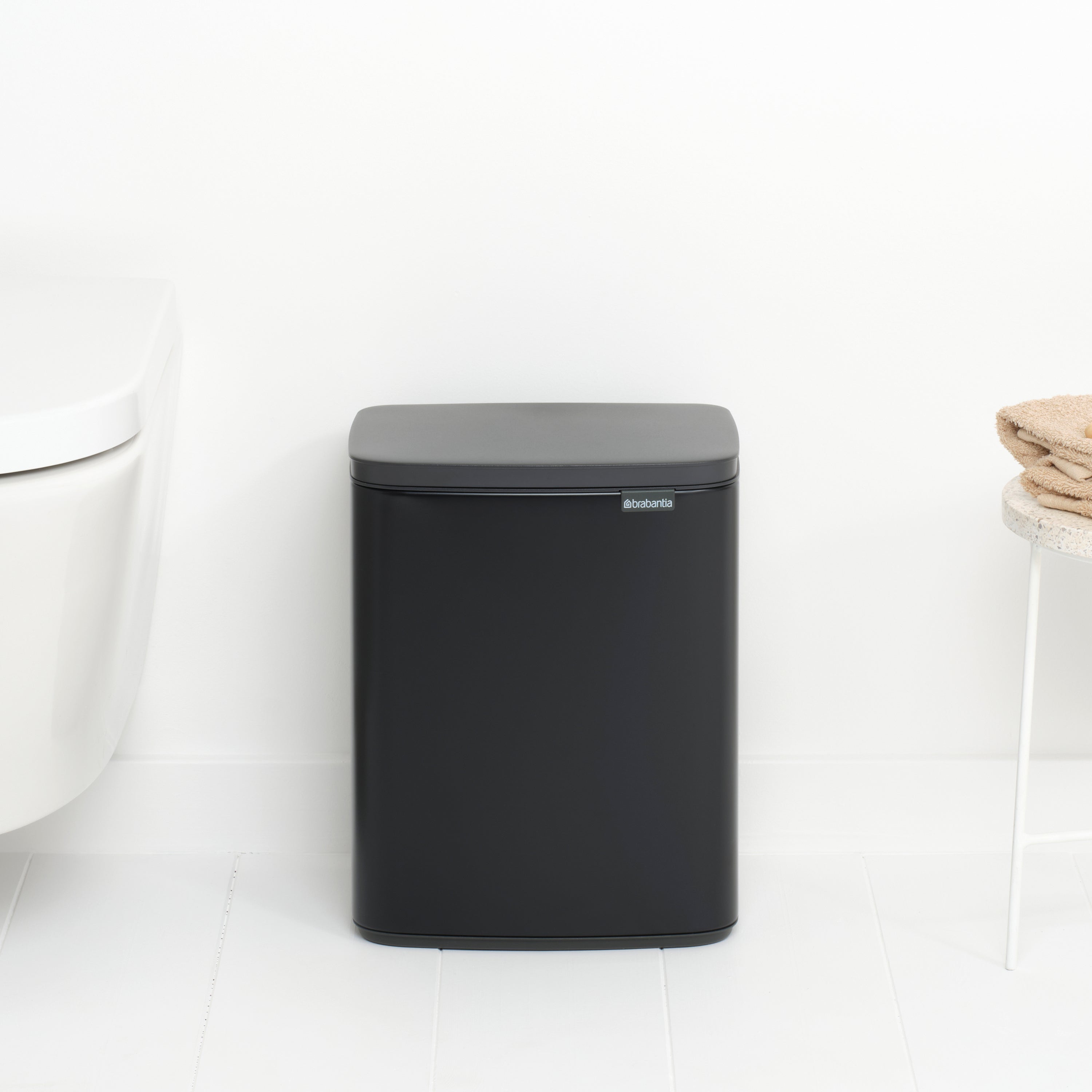 Brabantia Bo Afvalemmer 12 L - Matt Black