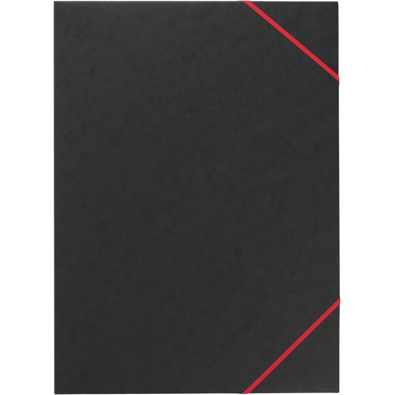 Chemise à élastique 3 rabats carte Exacompta 32 x 44 cm dos 2,5 cm couleur - format A3