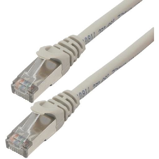 MCL 2m Cat6a S/FTP câble de réseau Gris S/FTP (S-STP)