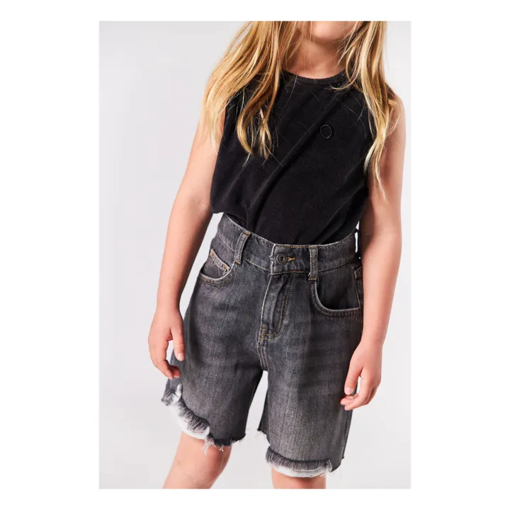 I Dig Denim Short en Jean Coton Bio Mia | Noir