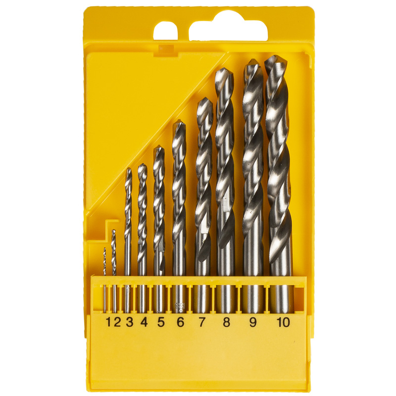 DeWALT HSS-G metaalborenset 10-delig