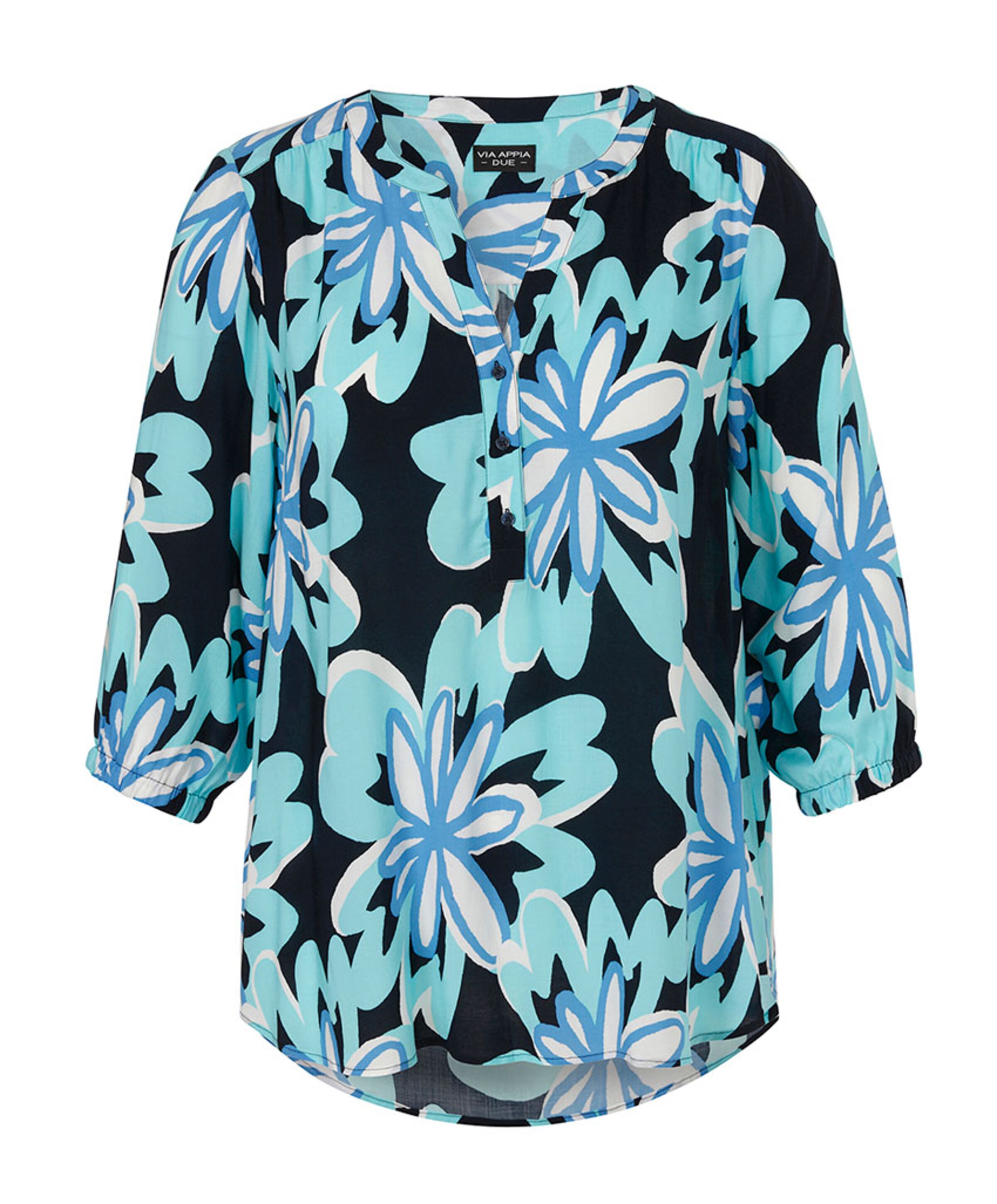 Via Appia Due Dames blouse blauw