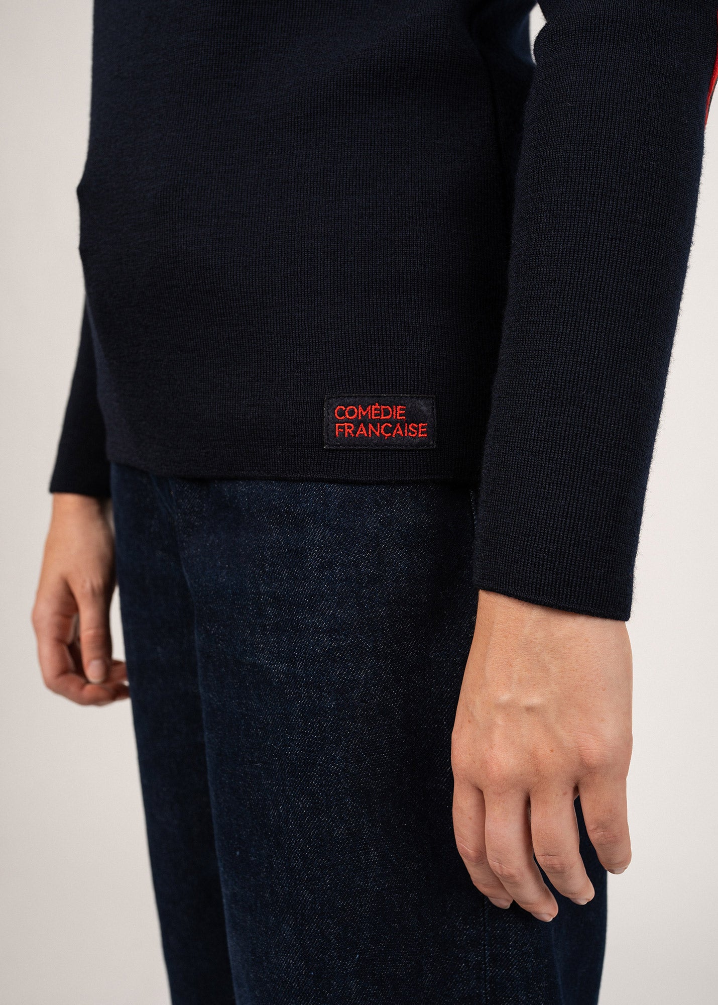 Pull marin Brégançon à coudières