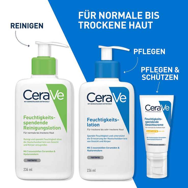 CeraVe feuchtigkeitsspendende Reinigungslotion, 236 ml