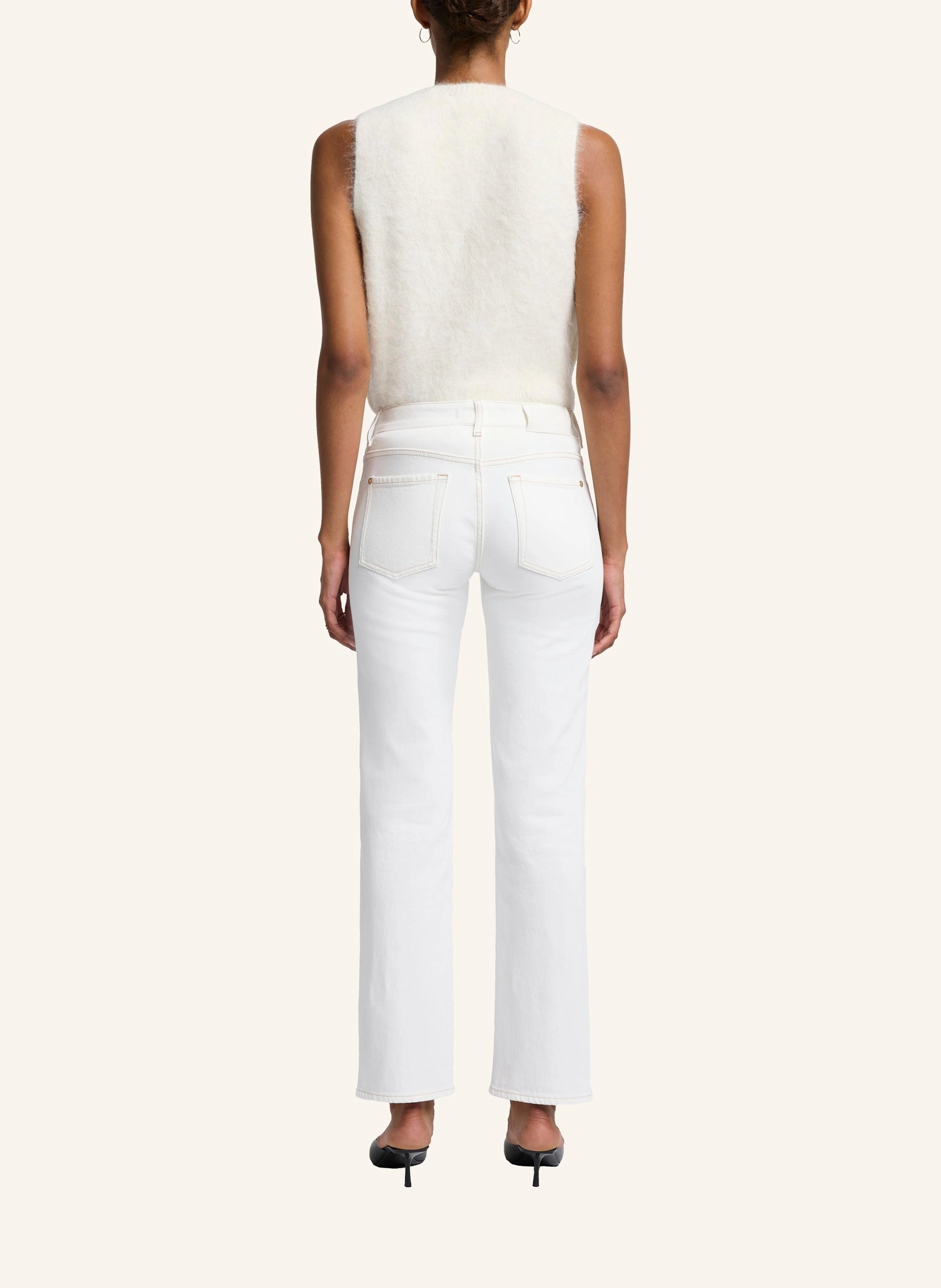 7 for all mankind Pants CALIE STRAIGHT MILKYWAY Straight Fit