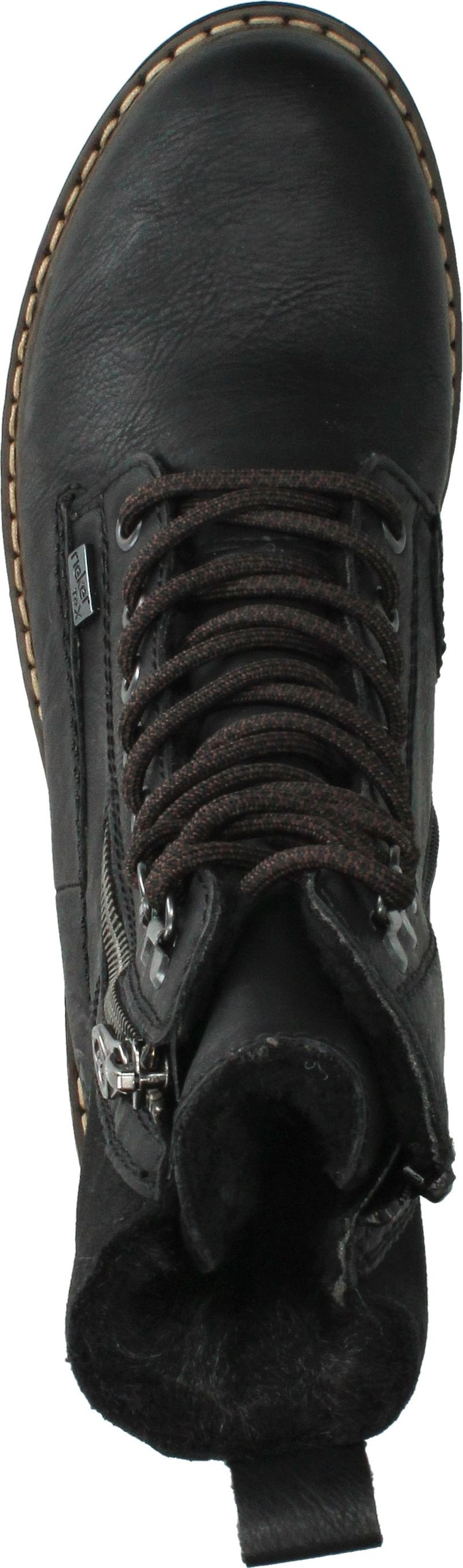 Rieker Veterboots Zwart Dames