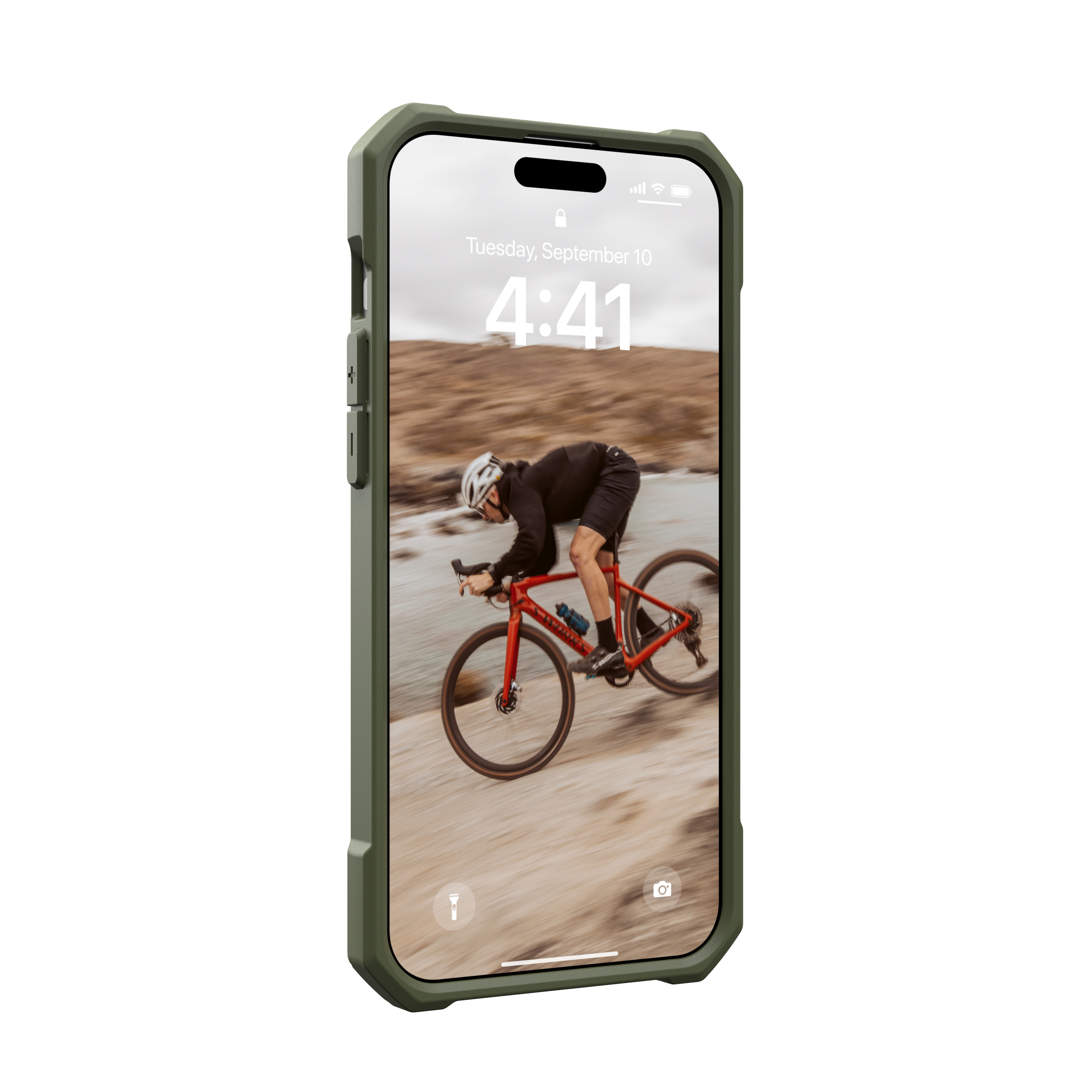 iPhone 15 Pro Max MagSafe Schutzhülle Essential Armor (114296117272) - Olive Drab