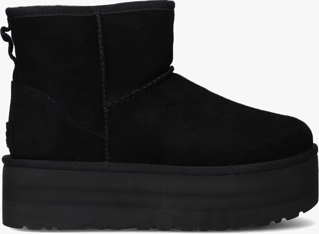 UGG zwarte ugg vachtlaarzen w classic mini platform