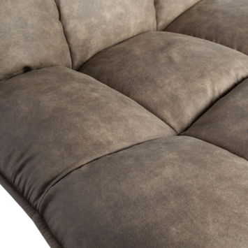 WOOOD fauteuil Jouke groen leerlook polyester draaibaar