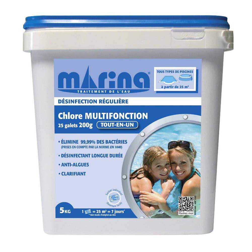 Chlore multifonctions galet 200g Marina