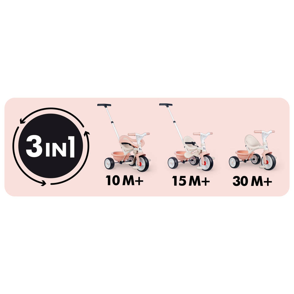 Smoby Be Move Confort driewieler - roze