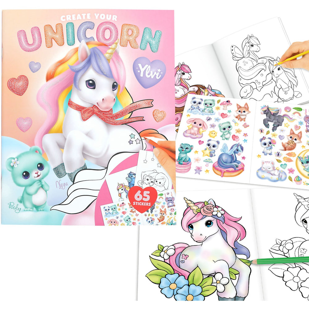 Køb Ylvi Create Your Unicorn Malebog