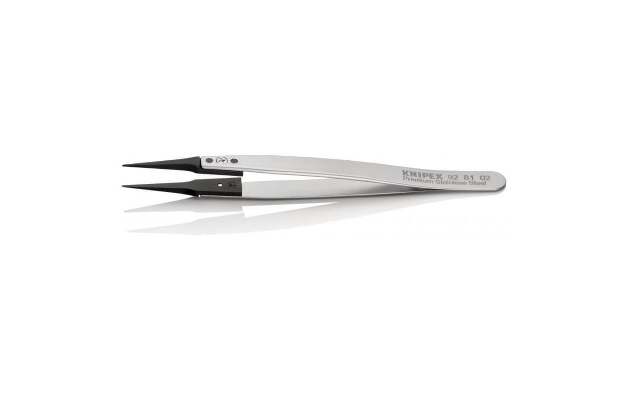 Pinzette mit Wechselspitzen, ESD, Gerade 130 mmPinzette mit austauschbaren Spitzen