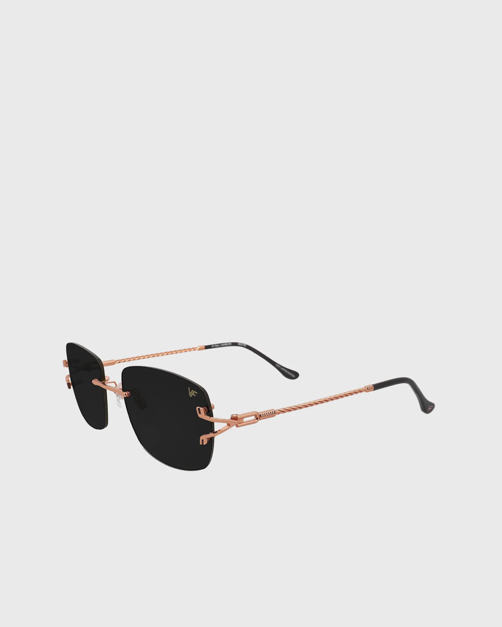 Vintage Frames Bal Harbour Drill Mount 24kt Rose Gold