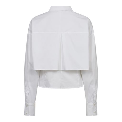 Co'Couture Sandy CC Double Layer Skjorte, White, M