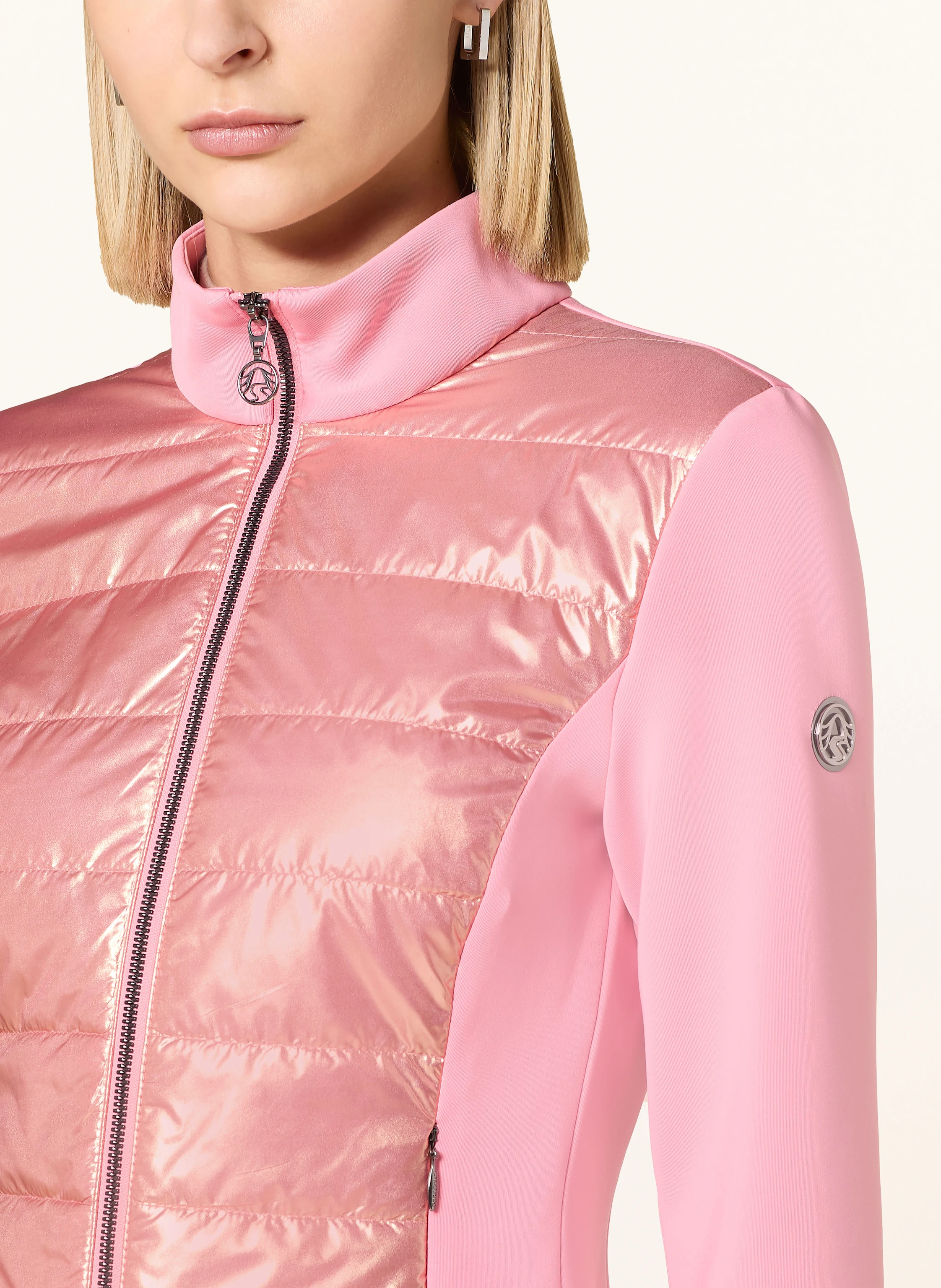 SPORTALM Sweatjacke im Materialmix