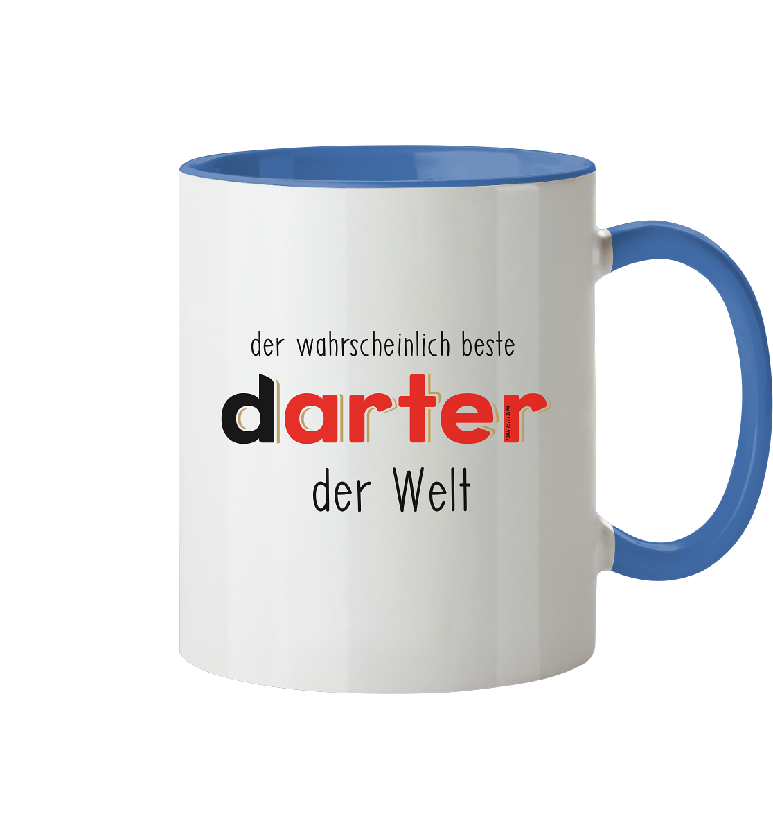 DartSturm - Der wahrscheinlich beste darter der Welt Schwarz - Tasse zweifarbig