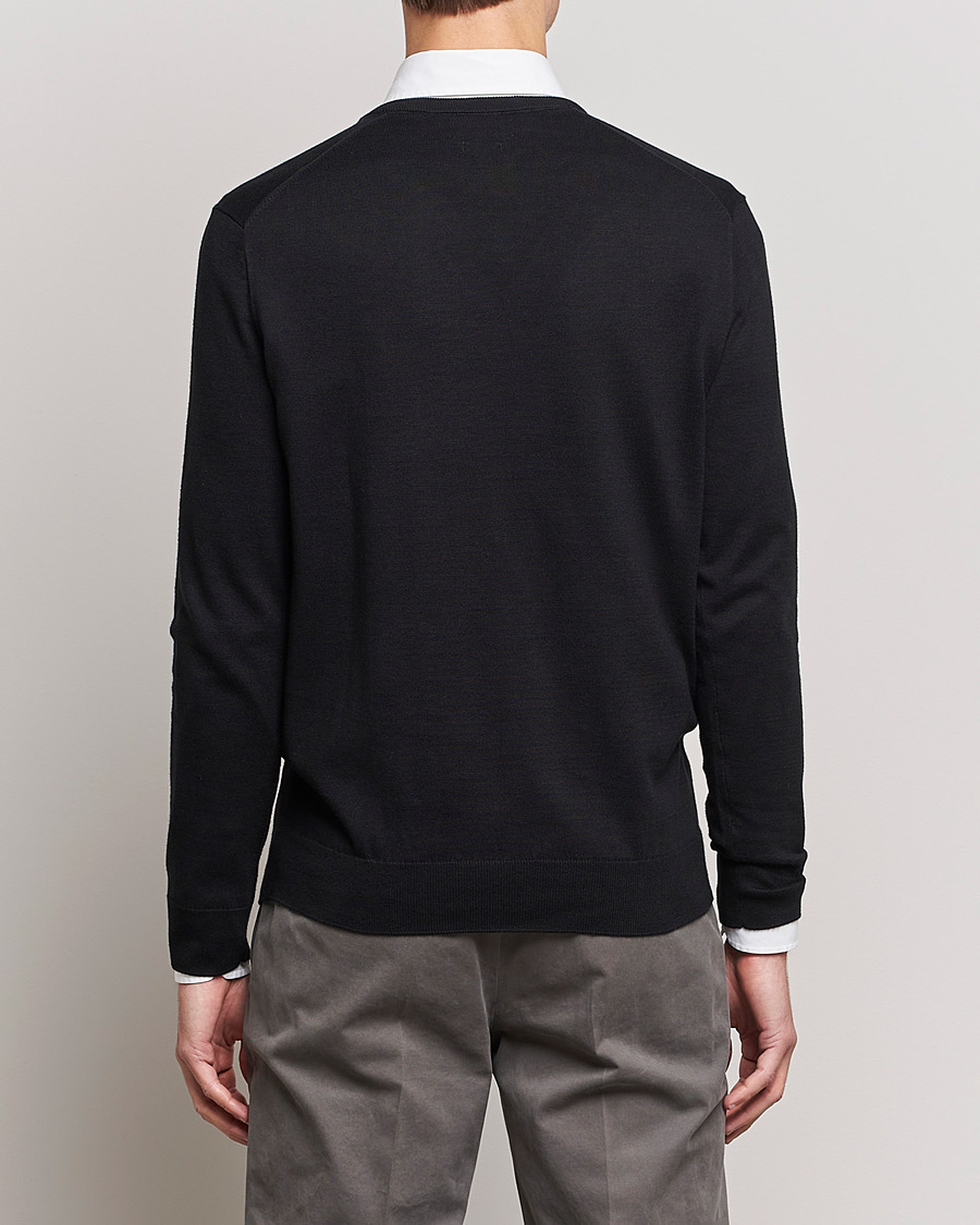 Polo Ralph Lauren Pima Cotton V-neck Pullover Polo Black