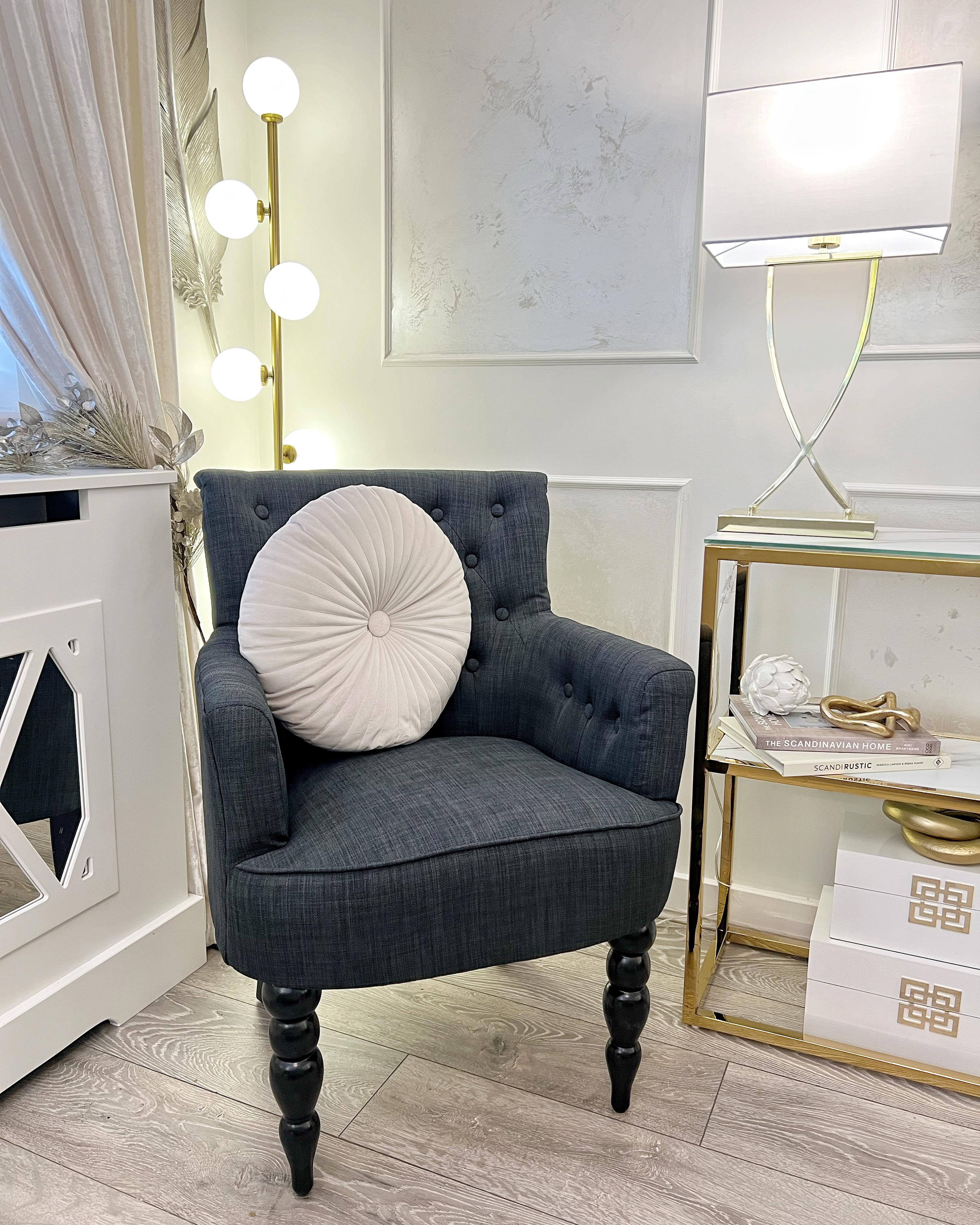 Fauteuil ALESUND Stof Donkergrijs