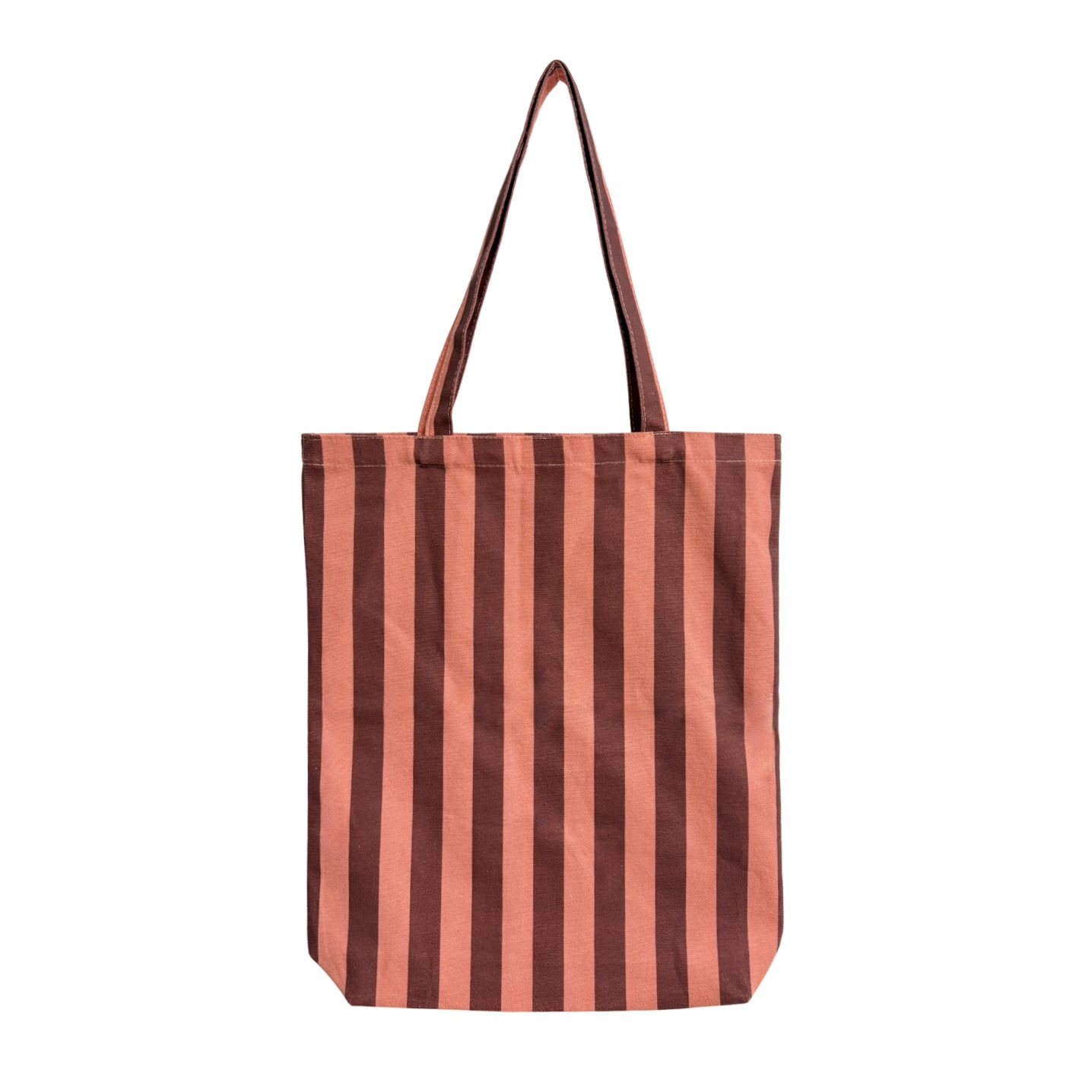 Tas Katoen stripes/sweet pink plum
