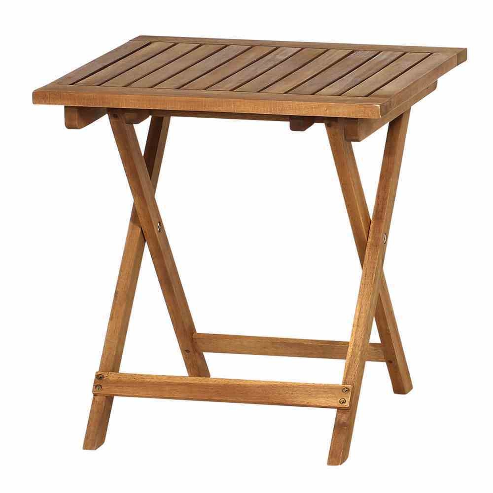 Hocker PALEROS - Akazie massiv - 52 cm hoch