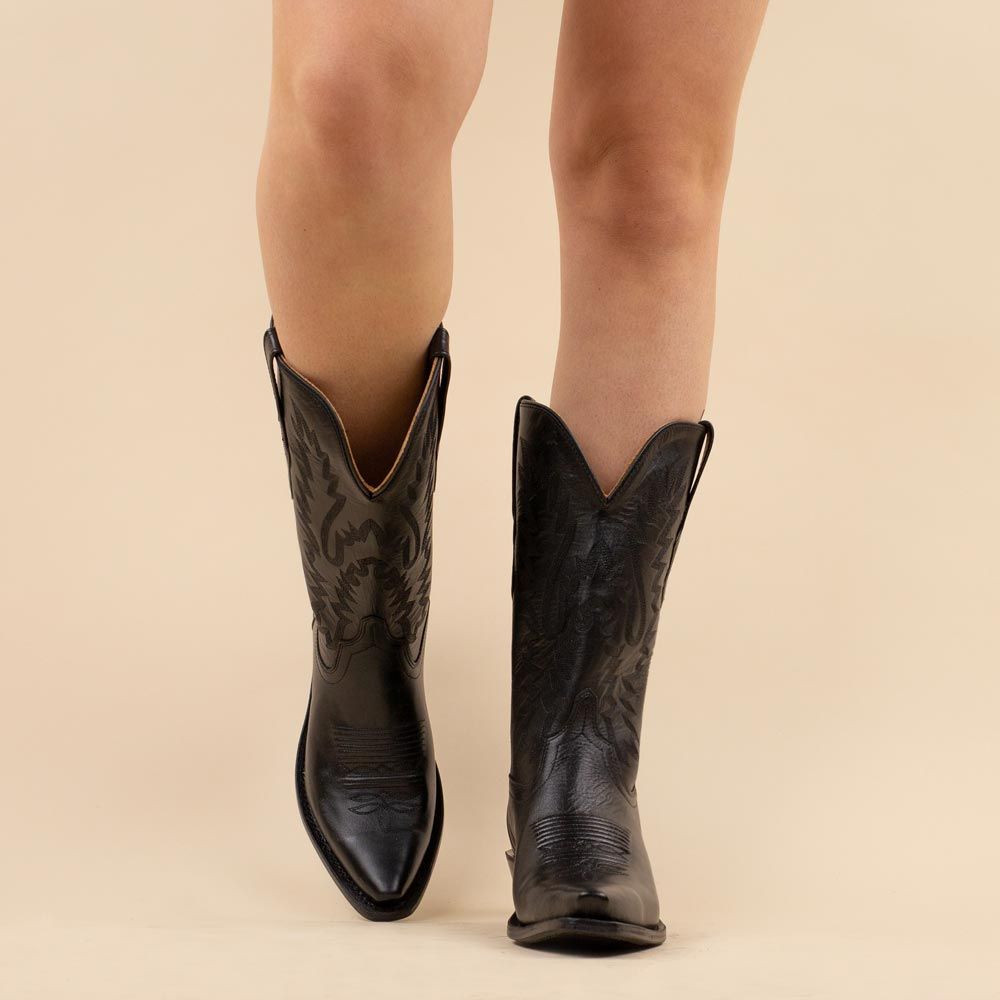 Old West LF1510E cowboylaarzen Zwart