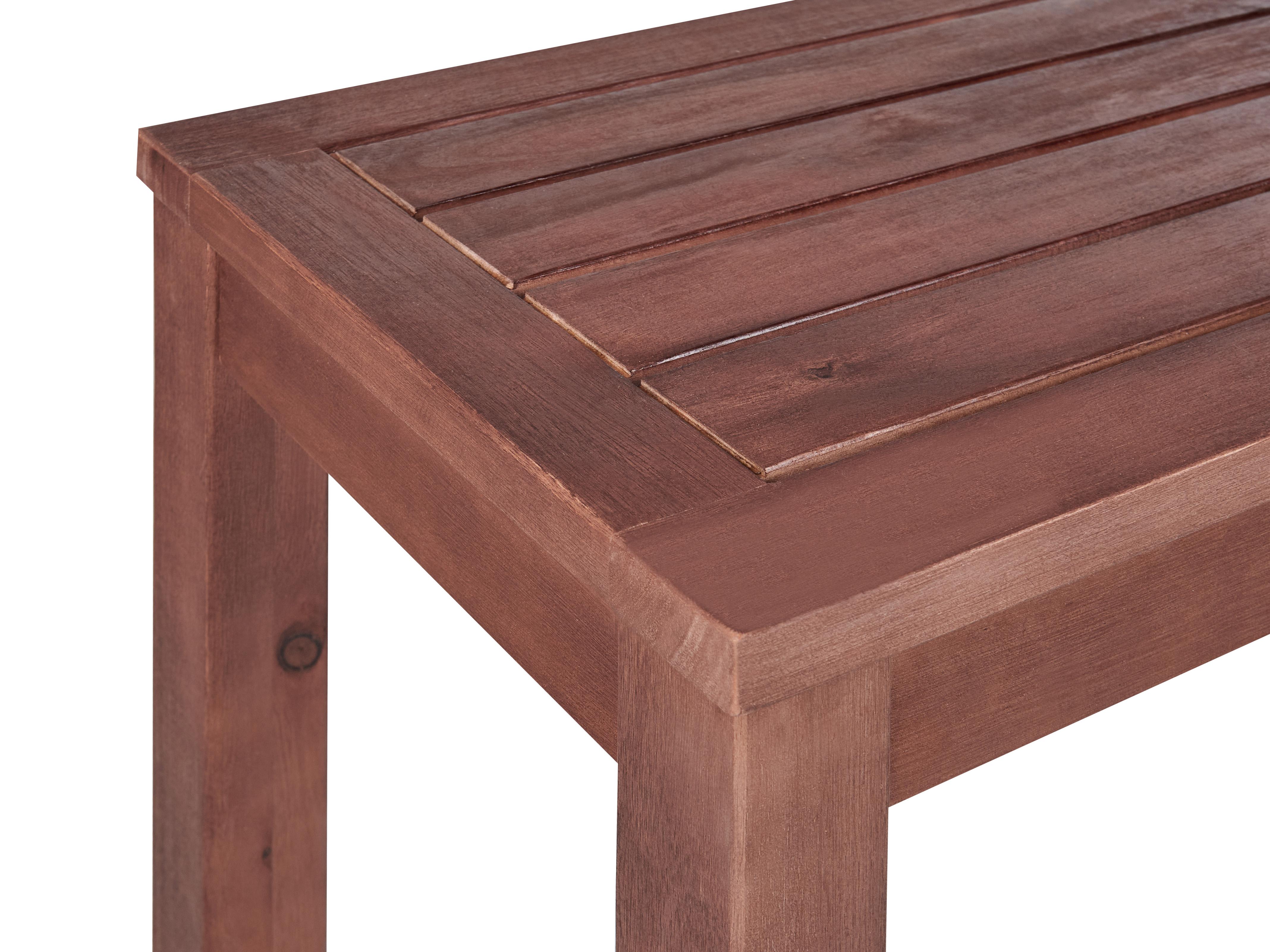 Tuinset met banken 6-zits TUSCANIA Eucalyptushout Donkerbruin