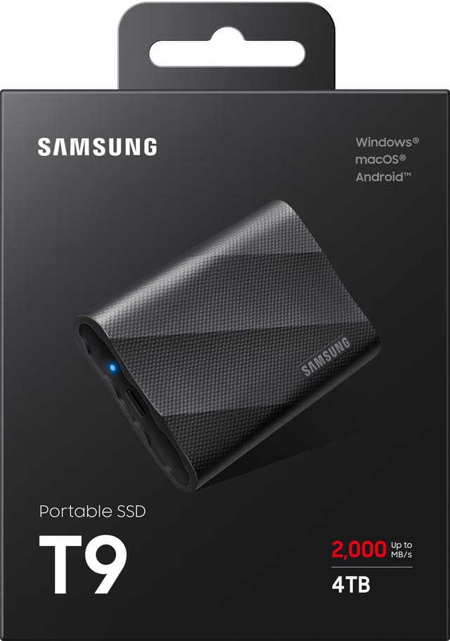 Samsung T9 4TB ekstern SSD