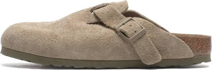 Birkenstock Boston Sandalen & Slides faded khaki maat: 41 beschikbare maaten:41 42 43 44 45 46