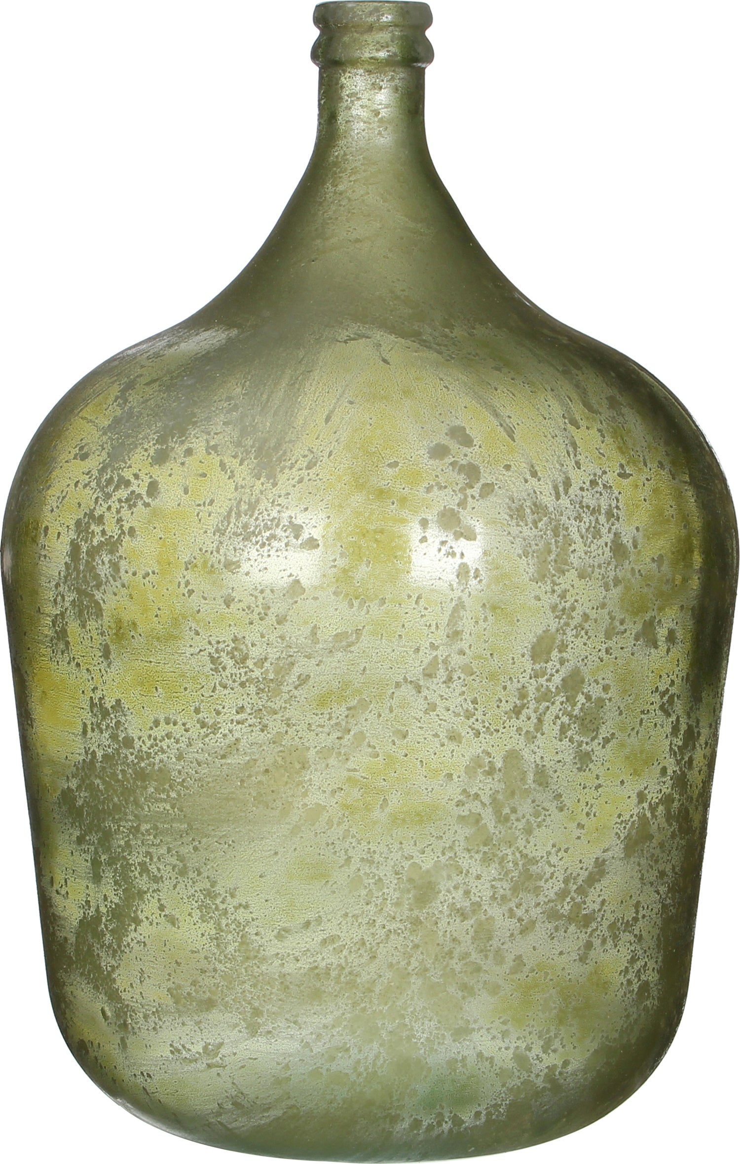 Mica Decorations fles Diego groen D 40 H 56 cm